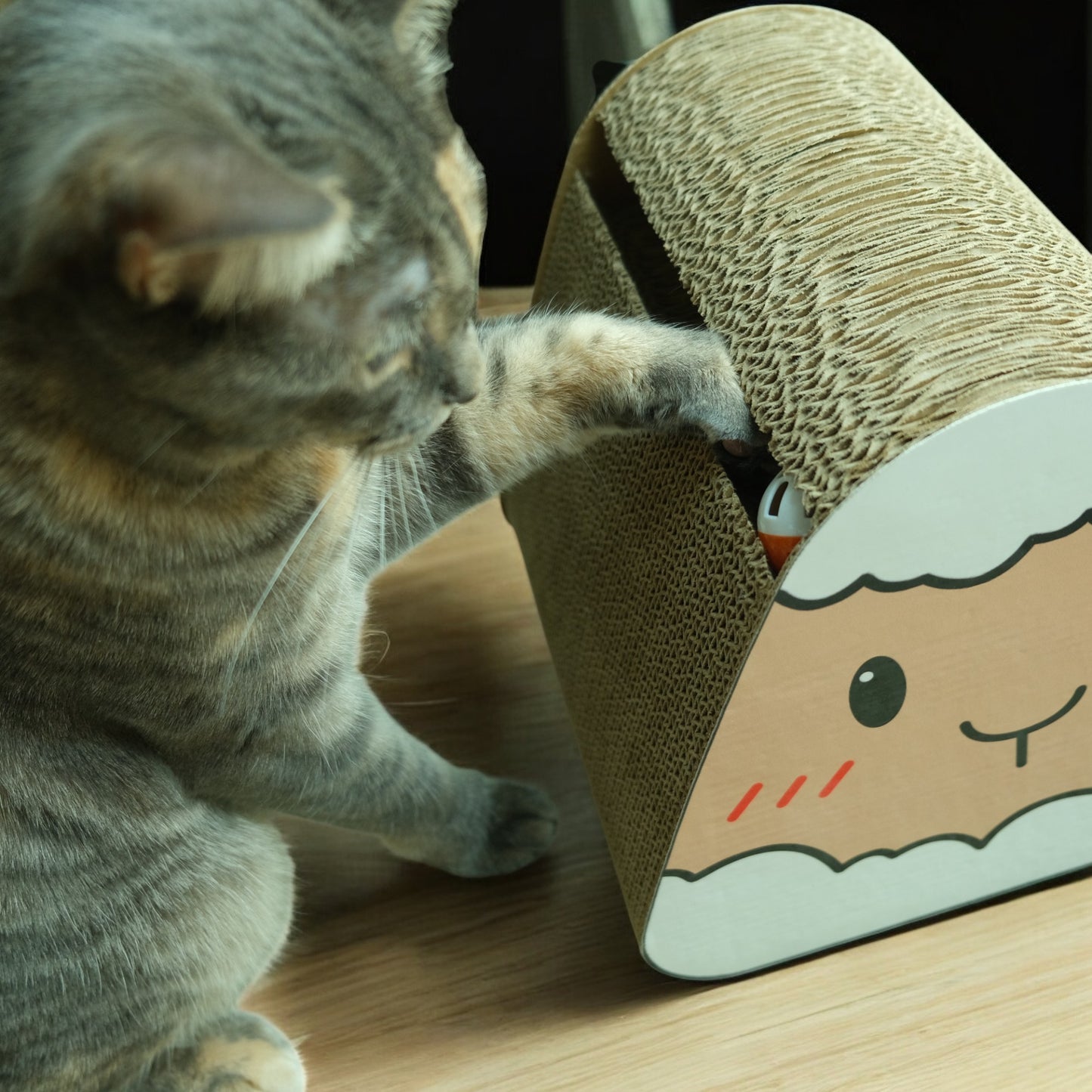 Sheep House Cat Scratcher – Double Layer Fun