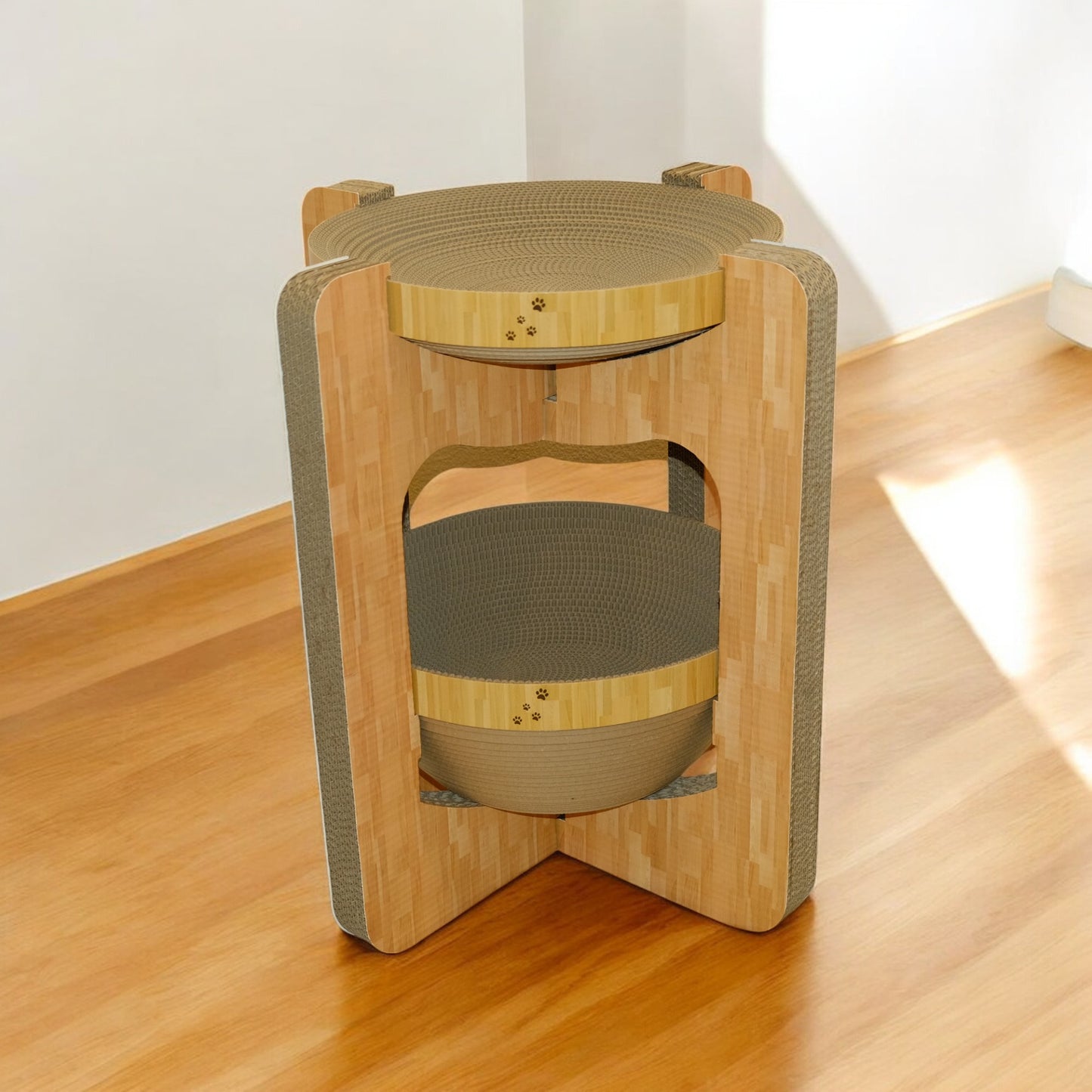 Double Deck Cat Lounge Tower