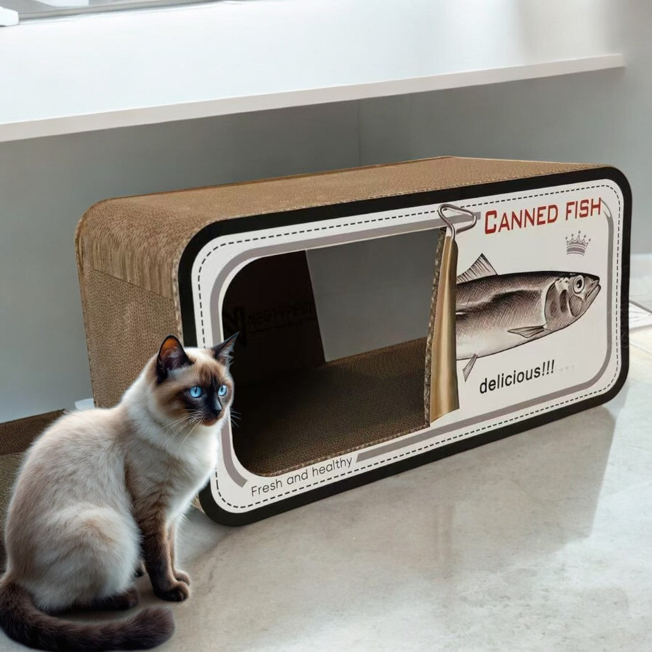 FishCan Scratcher House