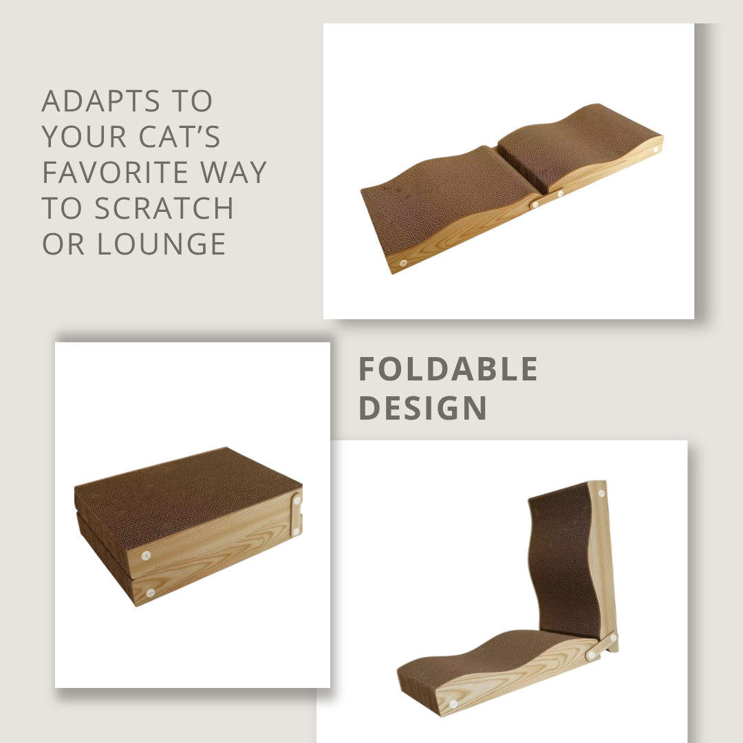 FlipBook Cat Scratcher –Foldable Scratch Pad